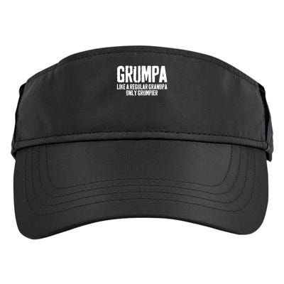 Grumpa Like A Regular Grandpa Only Grumpier Adult Drive Performance Visor