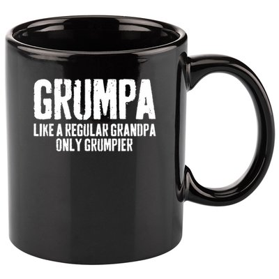 Grumpa Like A Regular Grandpa Only Grumpier 11oz C Handle Ceramic Mug