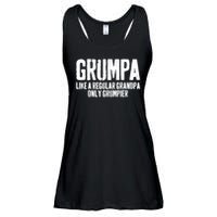 Grumpa Like A Regular Grandpa Only Grumpier Ladies Essential Flowy Tank