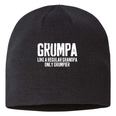 Grumpa Like A Regular Grandpa Only Grumpier Sustainable Beanie