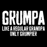 Grumpa Like A Regular Grandpa Only Grumpier 16 in Basic Backpack