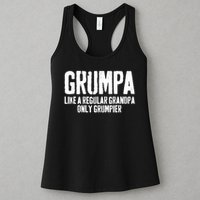 Grumpa Like A Regular Grandpa Only Grumpier Womens Tank Top