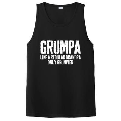 Grumpa Like A Regular Grandpa Only Grumpier PosiCharge Competitor Tank