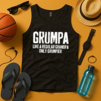 Grumpa Like A Regular Grandpa Only Grumpier Tank Top