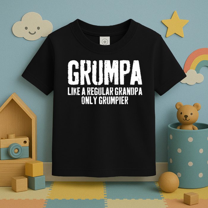 Grumpa Like A Regular Grandpa Only Grumpier Toddler T-Shirt