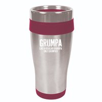 Grumpa Like A Regular Grandpa Only Grumpier 16oz Travel Tumbler