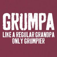Grumpa Like A Regular Grandpa Only Grumpier 16oz Travel Tumbler