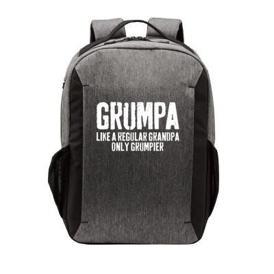 Grumpa Like A Regular Grandpa Only Grumpier Vector Backpack