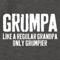 Grumpa Like A Regular Grandpa Only Grumpier Vector Backpack
