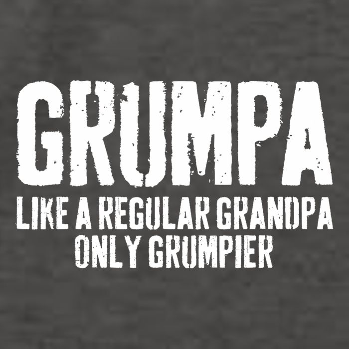 Grumpa Like A Regular Grandpa Only Grumpier Vector Backpack
