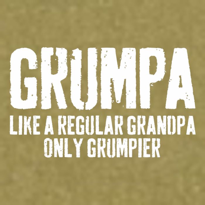 Grumpa Like A Regular Grandpa Only Grumpier Garment-Dyed Women's Muscle Tee