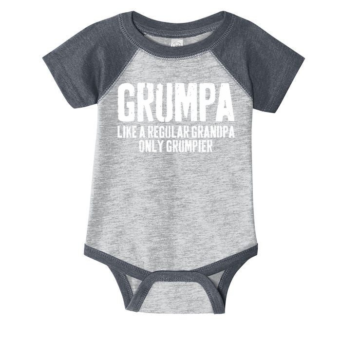 Grumpa Like A Regular Grandpa Only Grumpier Infant Baby Jersey Bodysuit