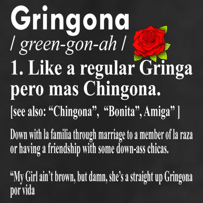 Gringona Like A Regular Gringa Pero Mas Chingona Cool Comfort Performance Bucket Hat