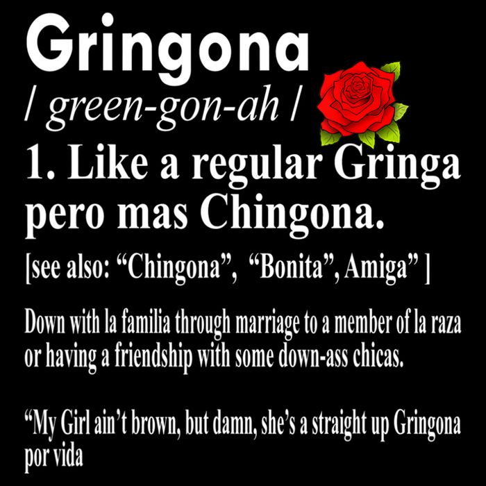 Gringona Like A Regular Gringa Pero Mas Chingona Cooling Performance Crew T-Shirt