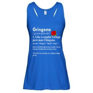 Gringona Like A Regular Gringa Pero Mas Chingona Ladies Essential Flowy Tank