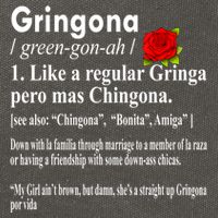 Gringona Like A Regular Gringa Pero Mas Chingona Cotton Canvas Backpack