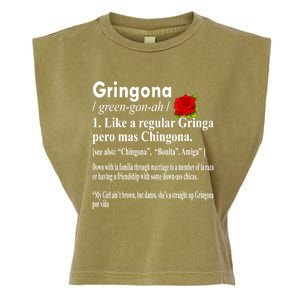 Gringona Like A Regular Gringa Pero Mas Chingona Garment-Dyed Women's Muscle Tee