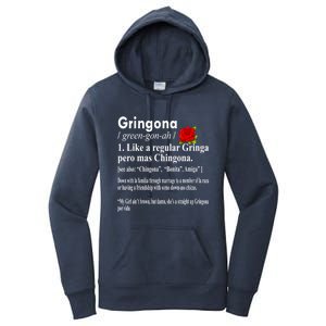 Gringona Like A Regular Gringa Pero Mas Chingona Women's Pullover Hoodie