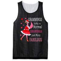 Grammingo Like A Normal Grandma Christmas Flamingo Grandma Mesh Reversible Basketball Jersey Tank