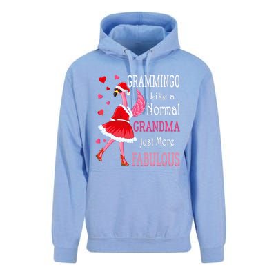 Grammingo Like A Normal Grandma Christmas Flamingo Grandma Unisex Surf Hoodie