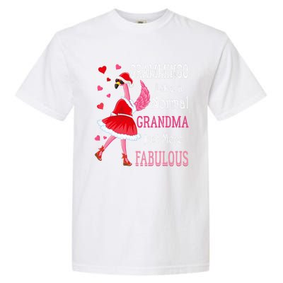 Grammingo Like A Normal Grandma Christmas Flamingo Grandma Garment-Dyed Heavyweight T-Shirt