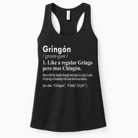 Gringon Like A Regular Gringo Pero Mas Chingon Womens Tank Top
