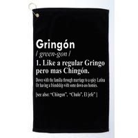 Gringon Like A Regular Gringo Pero Mas Chingon Golf Towel