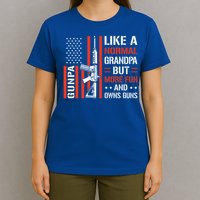 Gunpa Like a Normal Grandpa But More Fun USA  T-Shirt
