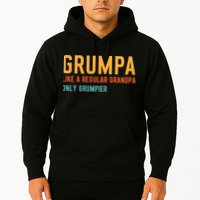 Grumpa Like A Regular Grandpa Only Grumpier Fathers Day Hoodie