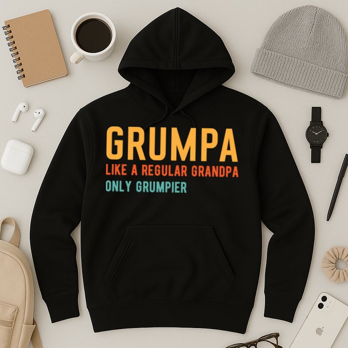 Grumpa Like A Regular Grandpa Only Grumpier Fathers Day Hoodie