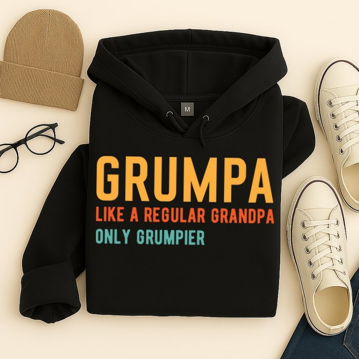 Grumpa Like A Regular Grandpa Only Grumpier Fathers Day Hoodie