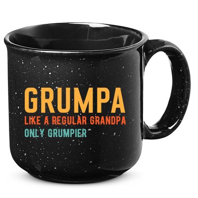 Grumpa Like A Regular Grandpa Only Grumpier Fathers Day 15oz Campfire Ceramic Mug
