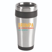 Grumpa Like A Regular Grandpa Only Grumpier Fathers Day 16oz Travel Tumbler