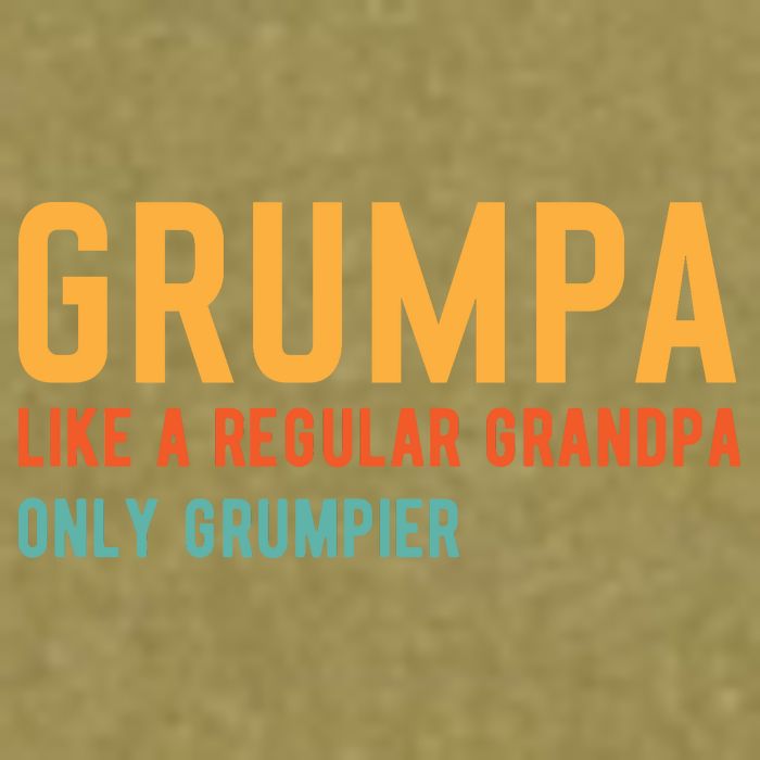 Grumpa Like A Regular Grandpa Only Grumpier Fathers Day Garment-Dyed Women's Muscle Tee
