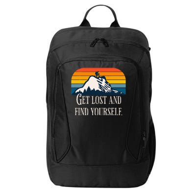 Get Lost And Find Yourself City Backpack