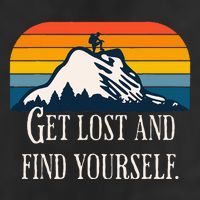 Get Lost And Find Yourself Adult Drive Performance Visor