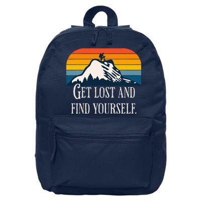 Get Lost And Find Yourself 16 in Basic Backpack