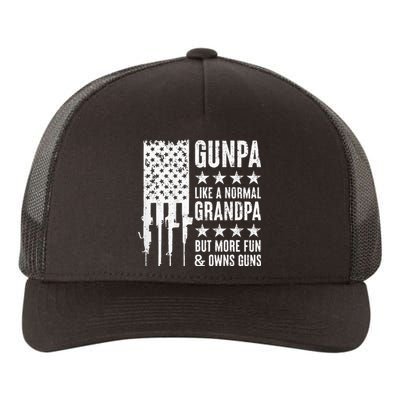 Gunpa Like A Normal Grandpa But More Fun & Owns Guns Yupoong Adult 5-Panel Trucker Hat