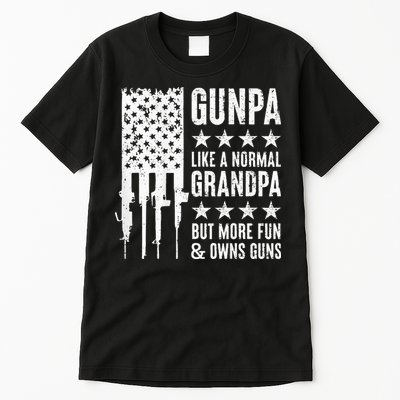 Gunpa Like A Normal Grandpa But More Fun & Owns Guns Tall T-Shirt