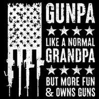 Gunpa Like A Normal Grandpa But More Fun & Owns Guns Drawstring Bag