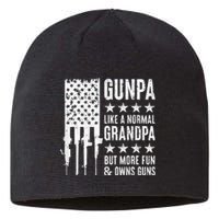 Gunpa Like A Normal Grandpa But More Fun & Owns Guns Sustainable Beanie