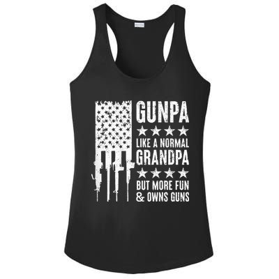 Gunpa Like A Normal Grandpa But More Fun & Owns Guns Ladies PosiCharge Competitor Racerback Tank