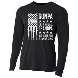 Gunpa Like A Normal Grandpa But More Fun & Owns Guns Cooling Performance Long Sleeve Crew