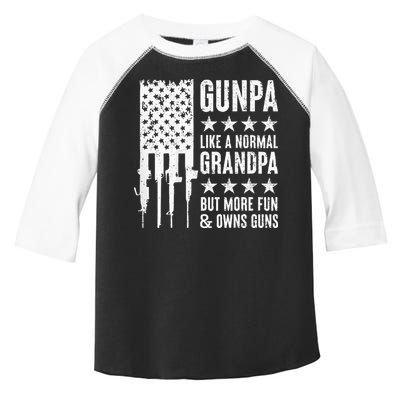 Gunpa Like A Normal Grandpa But More Fun & Owns Guns Toddler Fine Jersey T-Shirt