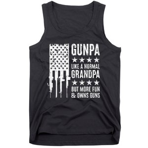 Gunpa Like A Normal Grandpa But More Fun & Owns Guns Tank Top