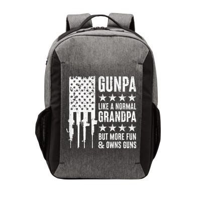 Gunpa Like A Normal Grandpa But More Fun & Owns Guns Vector Backpack