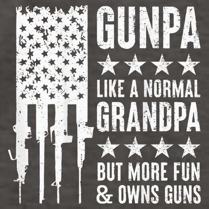 Gunpa Like A Normal Grandpa But More Fun & Owns Guns Vector Backpack