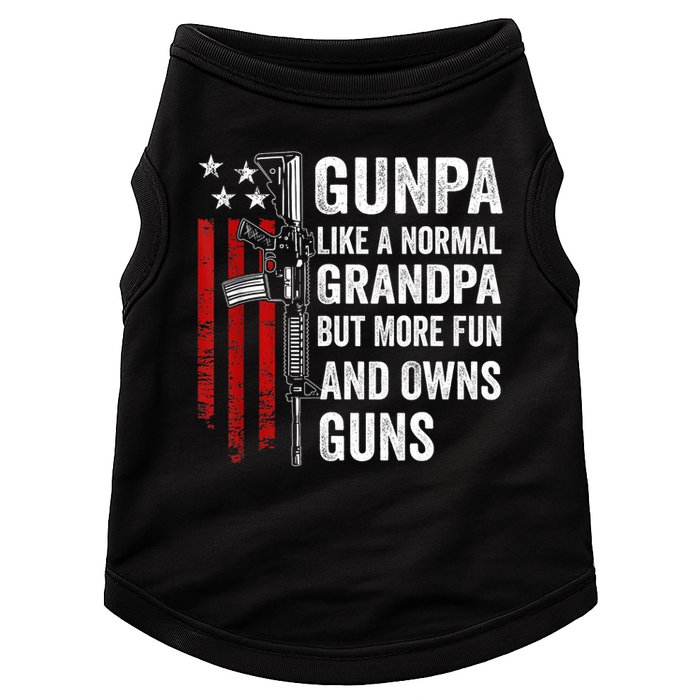 Gunpa Like A Normal Grandpa But More Fun And Owns Guns Doggie Tank
