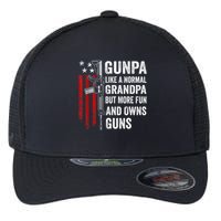 Gunpa Like A Normal Grandpa But More Fun And Owns Guns Flexfit Unipanel Trucker Cap