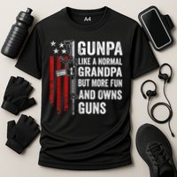 Gunpa Like A Normal Grandpa But More Fun And Owns Guns Performance Shirt